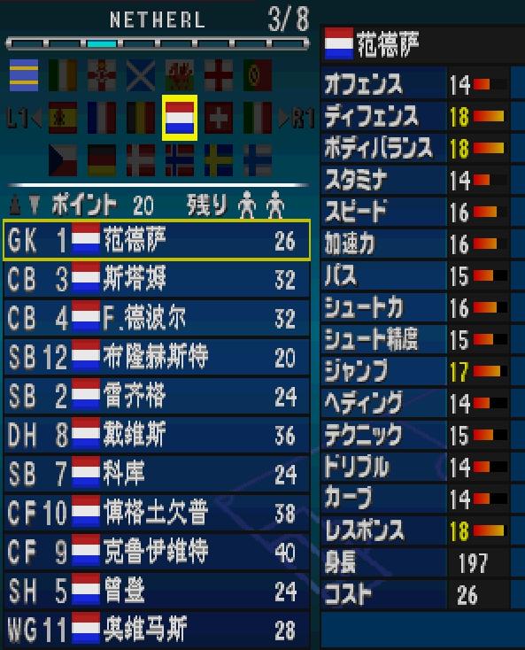 实况足球2000bug守门员,实况足球精选守门员