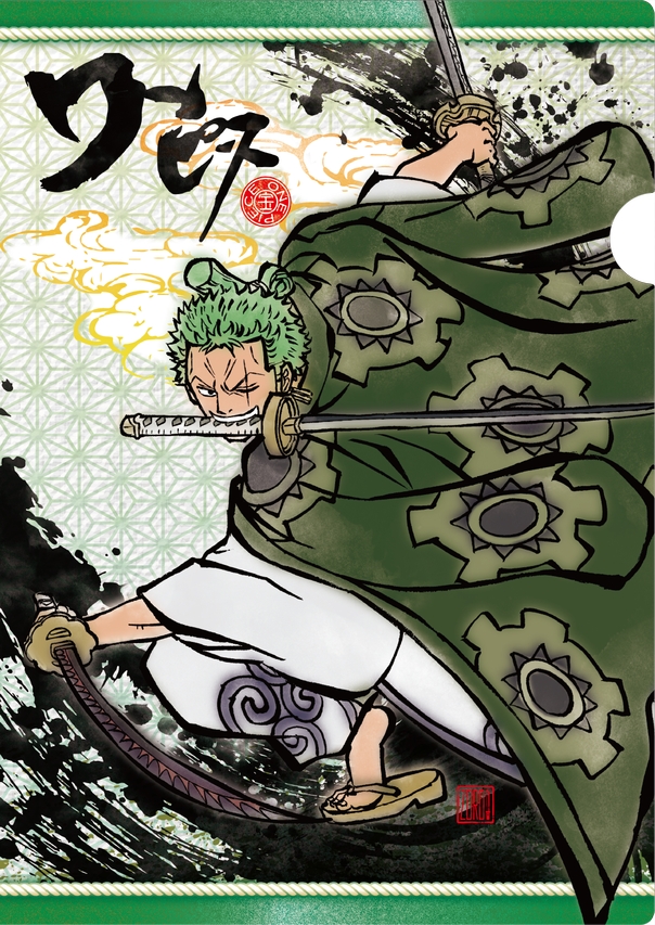 这个罗我爱了!《海贼王》官方公布大量水墨风格美图