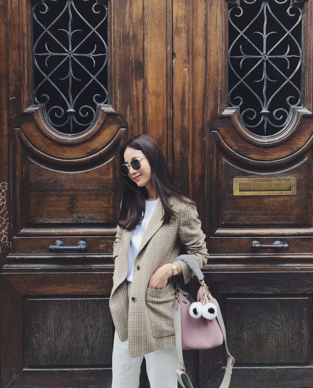 欧美时尚博主穿搭示范冬,韩系慵懒风冬季穿搭博主