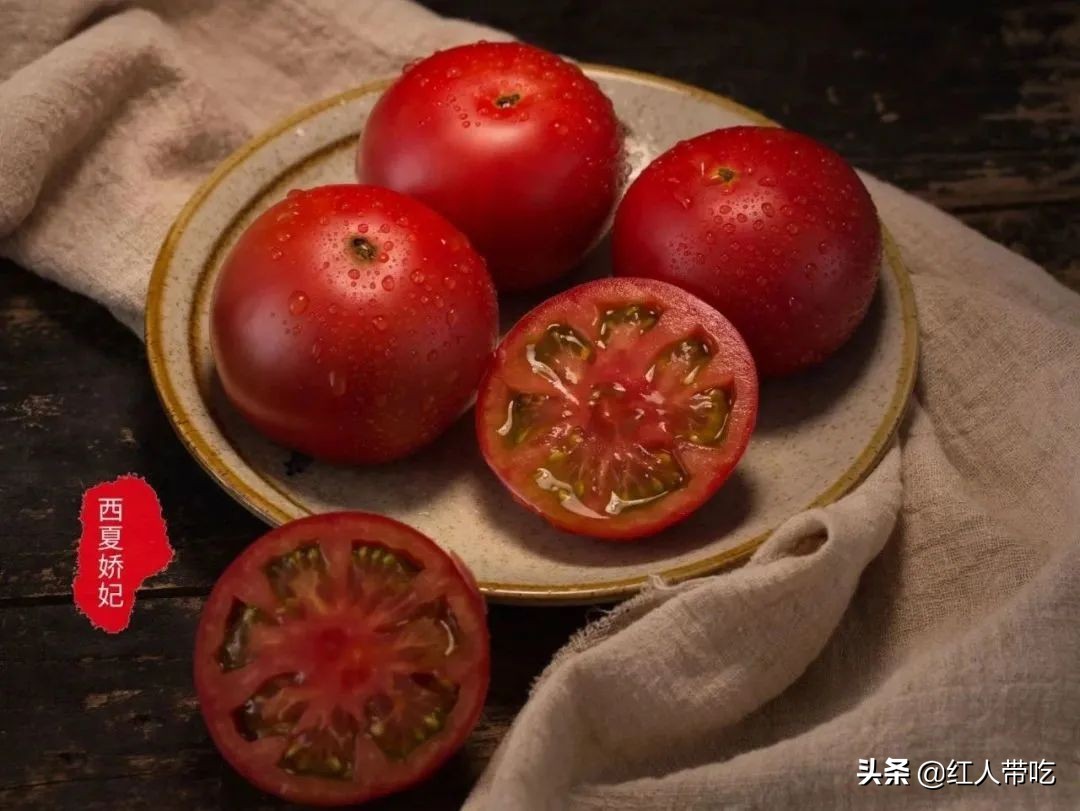 一颗西夏娇妃水果番茄，酸甜美好，像极了小时候的味道