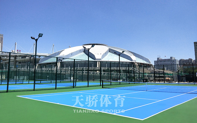 网球场灯光设计效果图,网球场灯光方案设计