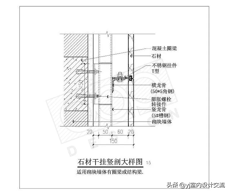 石材干挂工艺视频教程,干挂石材注意事项及工艺流程