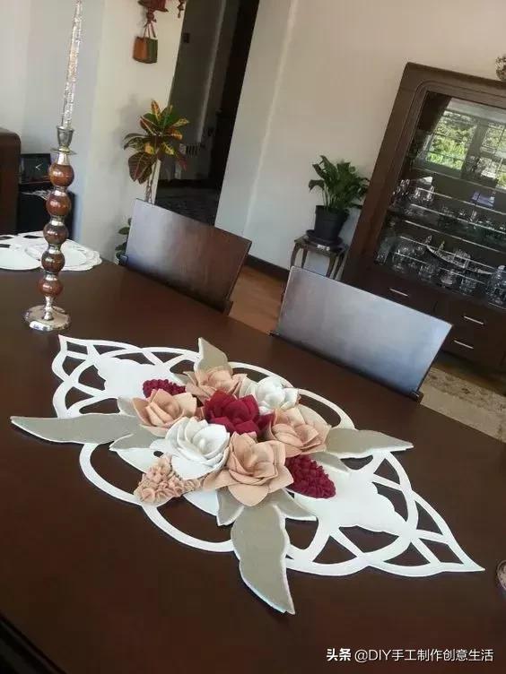 不织布手工花朵diy图册,制作不织布diy手工小花