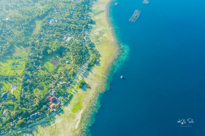 在海洋上与世隔绝的小岛,到大海里面就找一个小岛去生活