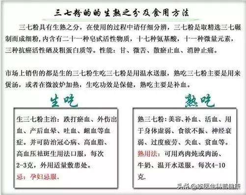 人们熟知的三七粉有哪些禁忌？您还在喝吗？