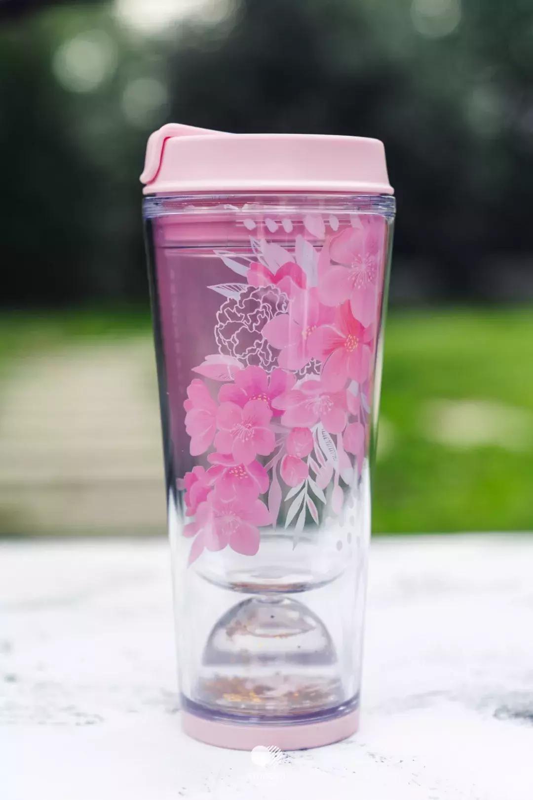 星巴克最新樱花杯,星巴克2019樱花季杯子