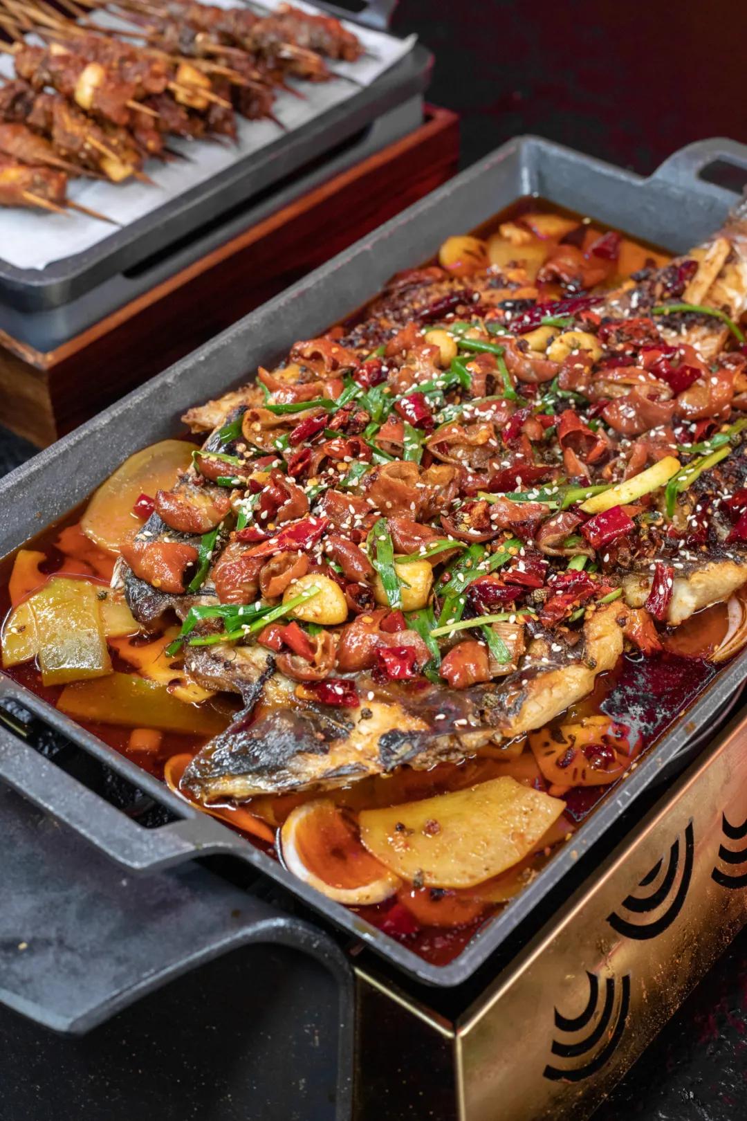 绵阳鱼探花烤鱼,绵阳豆花烤鱼