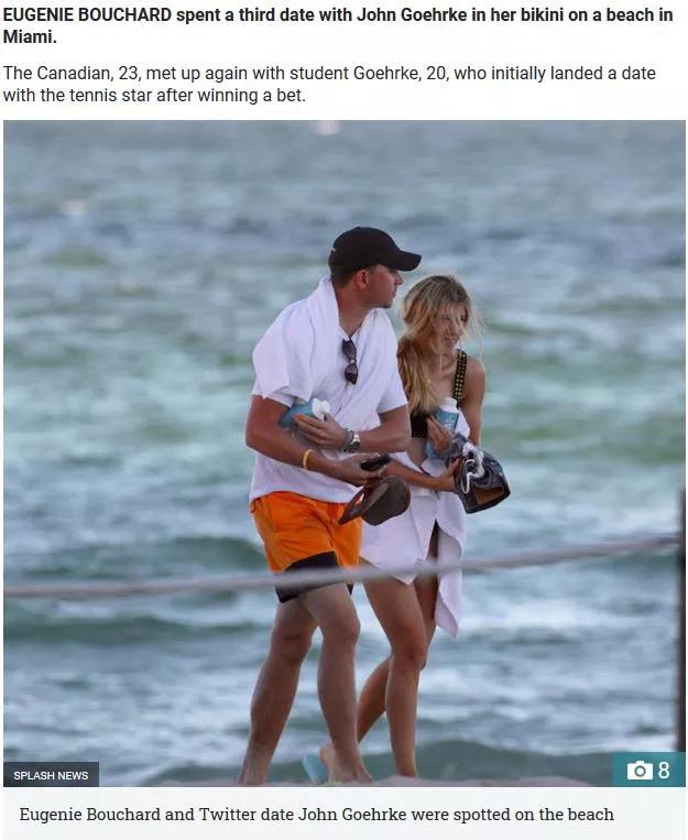 花4000美元可以约到这位网球美女?曾经有人打个赌就搞定了