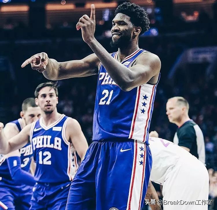 恩比德是联盟最强大个子,恩比德个性