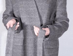 大衣腰带怎么系简单又好看,大衣短腰带系法简单又好看的系法