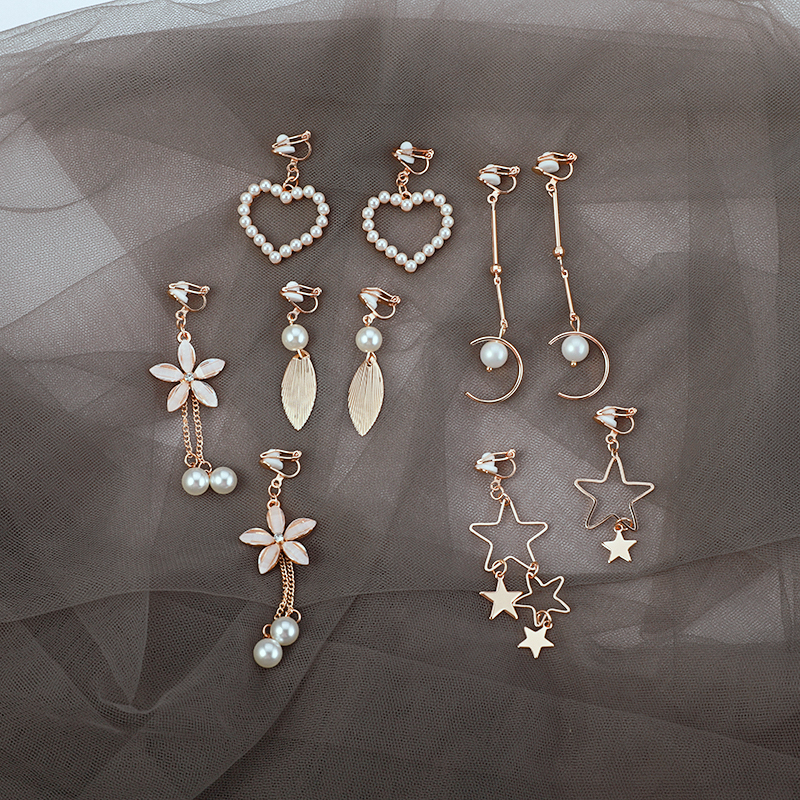 大脸显瘦的耳环搭配,耳环简约大气百搭显脸小