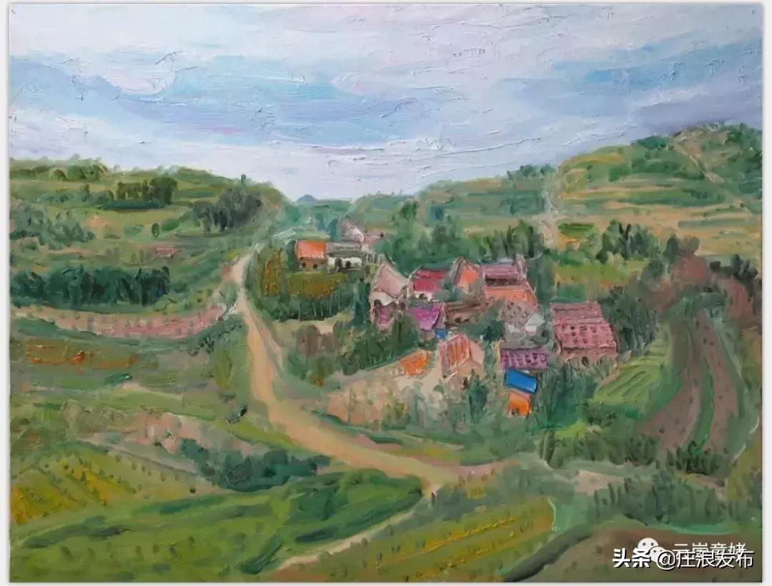 庄浪画家张嘉科山水画作品欣赏,庄浪画家