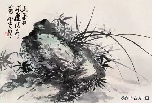 国画兰花技法讲解视频,徐湛国画兰花技法教学