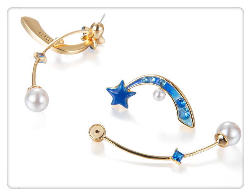 刘诗诗同款福禄耳环,刘诗诗多层杏叶耳环