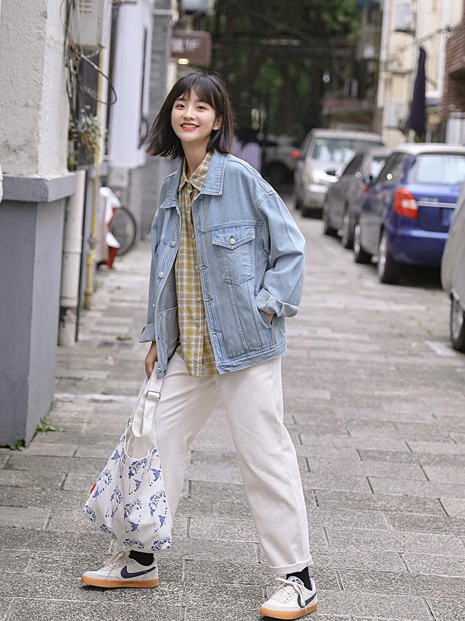 温柔又保暖的穿搭学生党女,冬季保暖时尚穿搭小个子学生