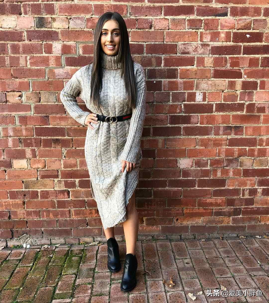 针织连衣裙会没质感吗,针织连衣裙穿搭方法春