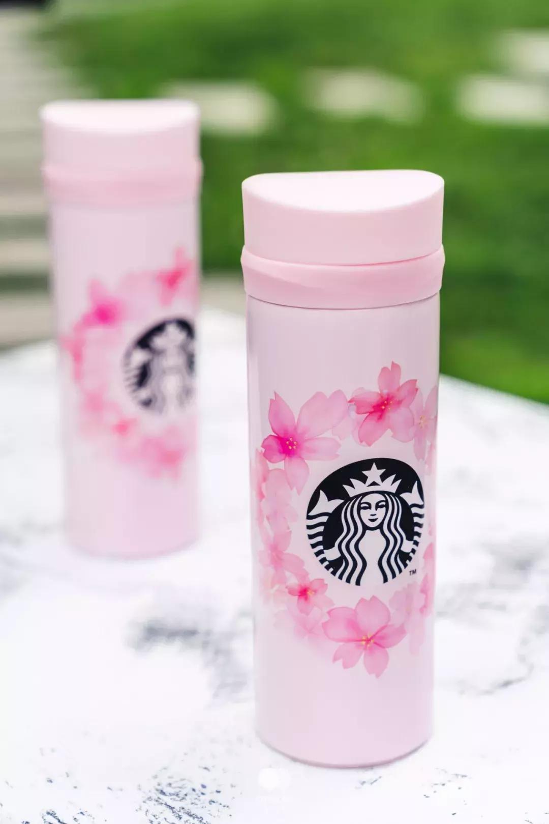 星巴克最新樱花杯,星巴克2019樱花季杯子