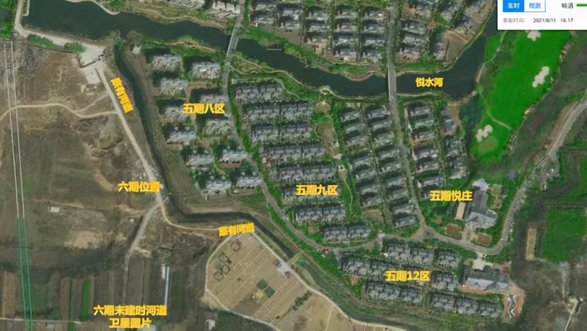 郑州思念果岭小区近百栋别墅被淹，业主说是开发商填河盖楼所致