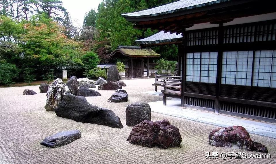 日本园林十大枯山水庭院,日式园林庭院枯山水桥