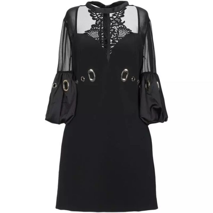 sandro连衣裙桑蚕丝,sandro18款小黑裙