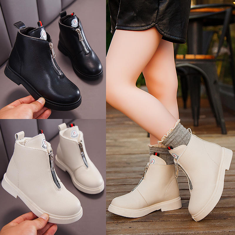 童鞋男童1-3岁秋冬马丁靴加绒,男童冬季加绒马丁靴爆款2022新款