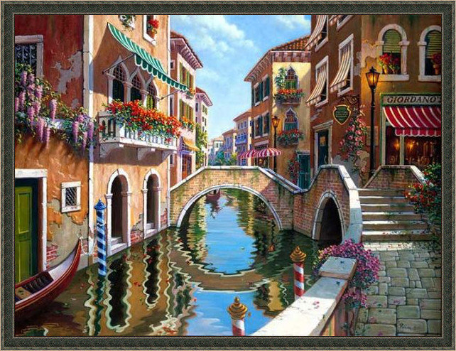 数字油画诗情画意,法国画家笔下的风景油画真明媚