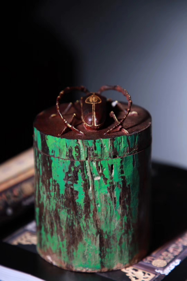 印度小叶紫檀很细的鱼鳞纹,印度小叶紫檀有虎斑纹