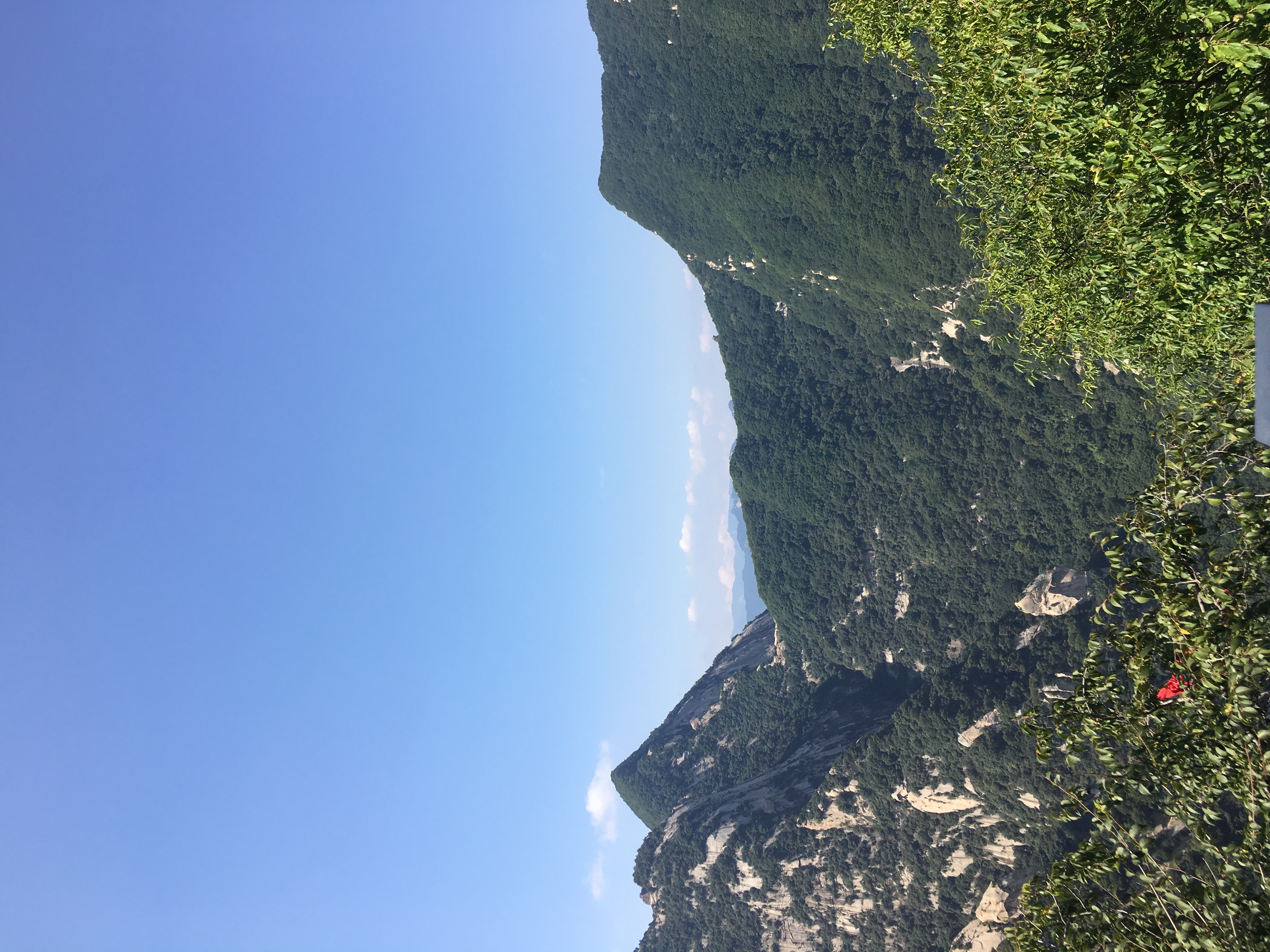 西岳华山自助游图记(擦耳崖——日月岩——苍龙岭)