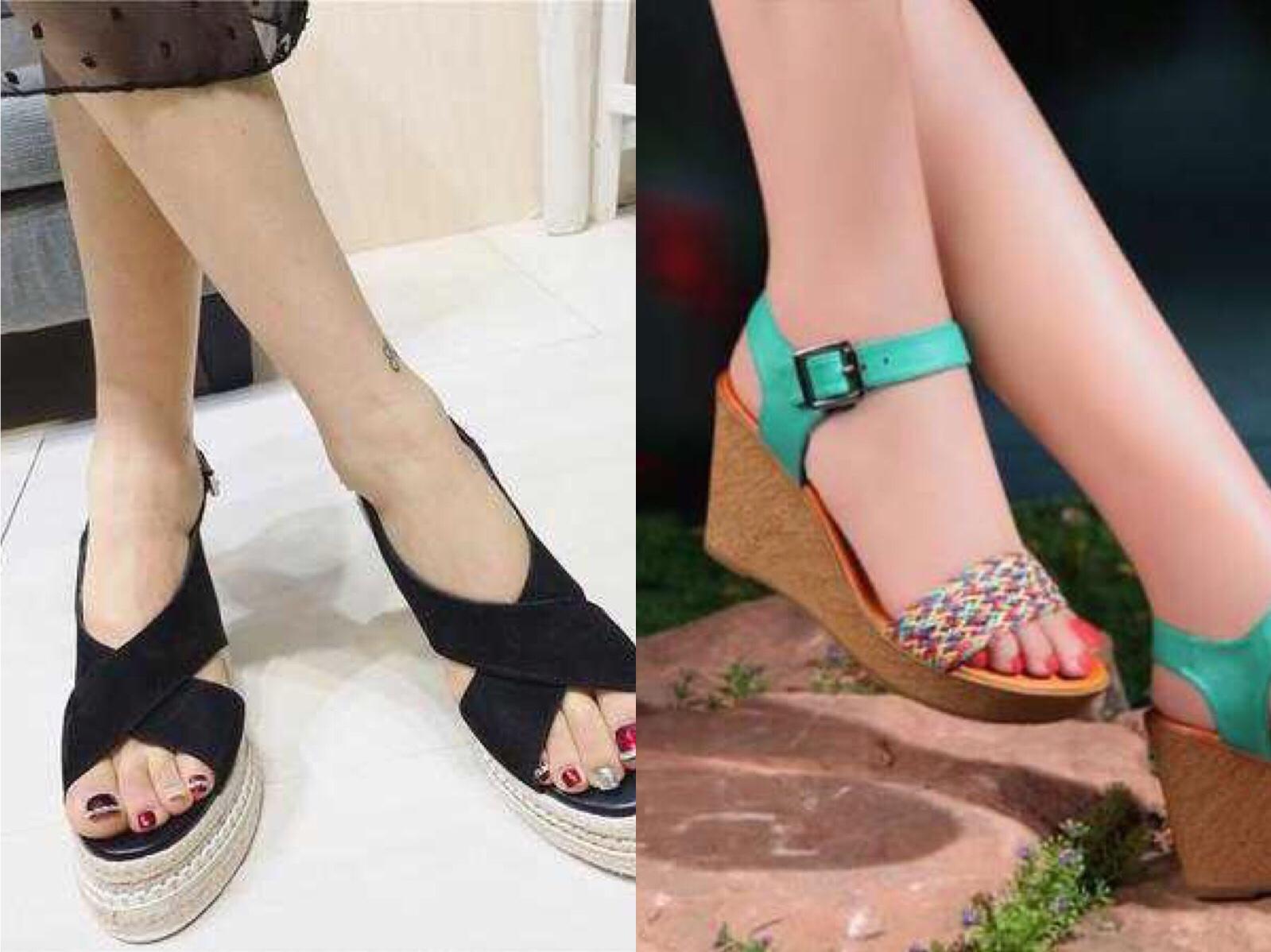 百搭松糕鞋为你凹出时尚范,显高显瘦显腿长的松糕鞋搭阔腿裤