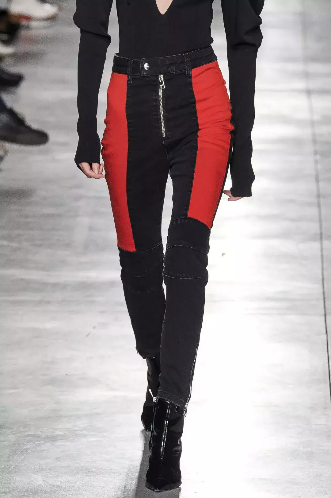 洋气破洞牛仔裤九分牛仔裤,回头率高的破洞牛仔裤