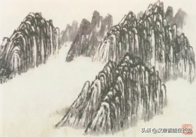山水画技法山石的基本画法解析,中国山水画技法如何画山石