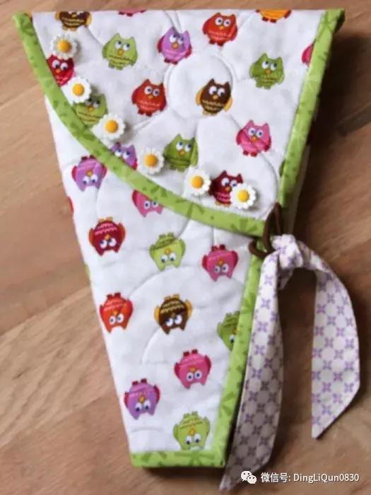 手工布艺挂墙收纳包,剪刀包收纳定制