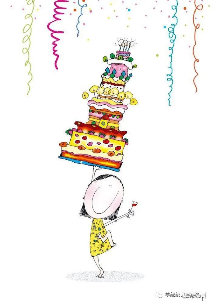 生日贺卡手绘简单可爱,生日贺卡手绘创意简单有色彩