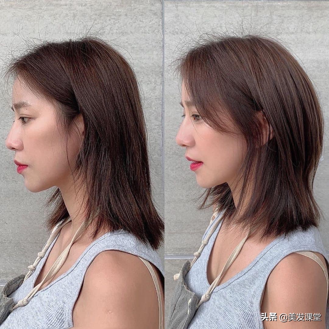 夏季烫一款扎起来也好看的发型,别人的头发为什么都这么好看