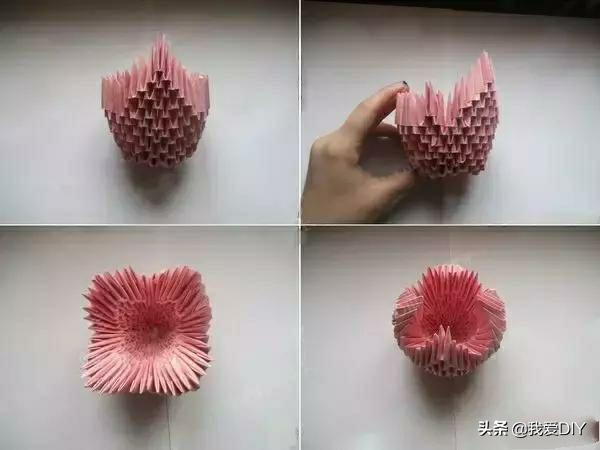 一张三角插纸，小时候肯定玩过，让人一拼就停不下来！附教程