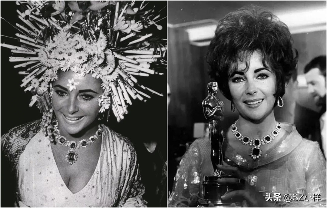 伊丽莎白泰勒传奇人生,伊丽莎白泰勒戴钻石