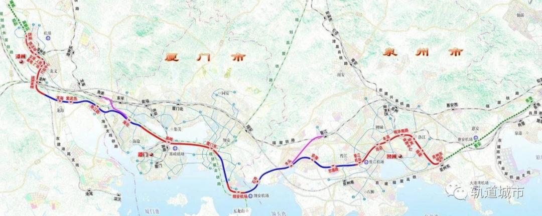 R1线工程泉州段线路示意图,r1线泉州段什么时候建完