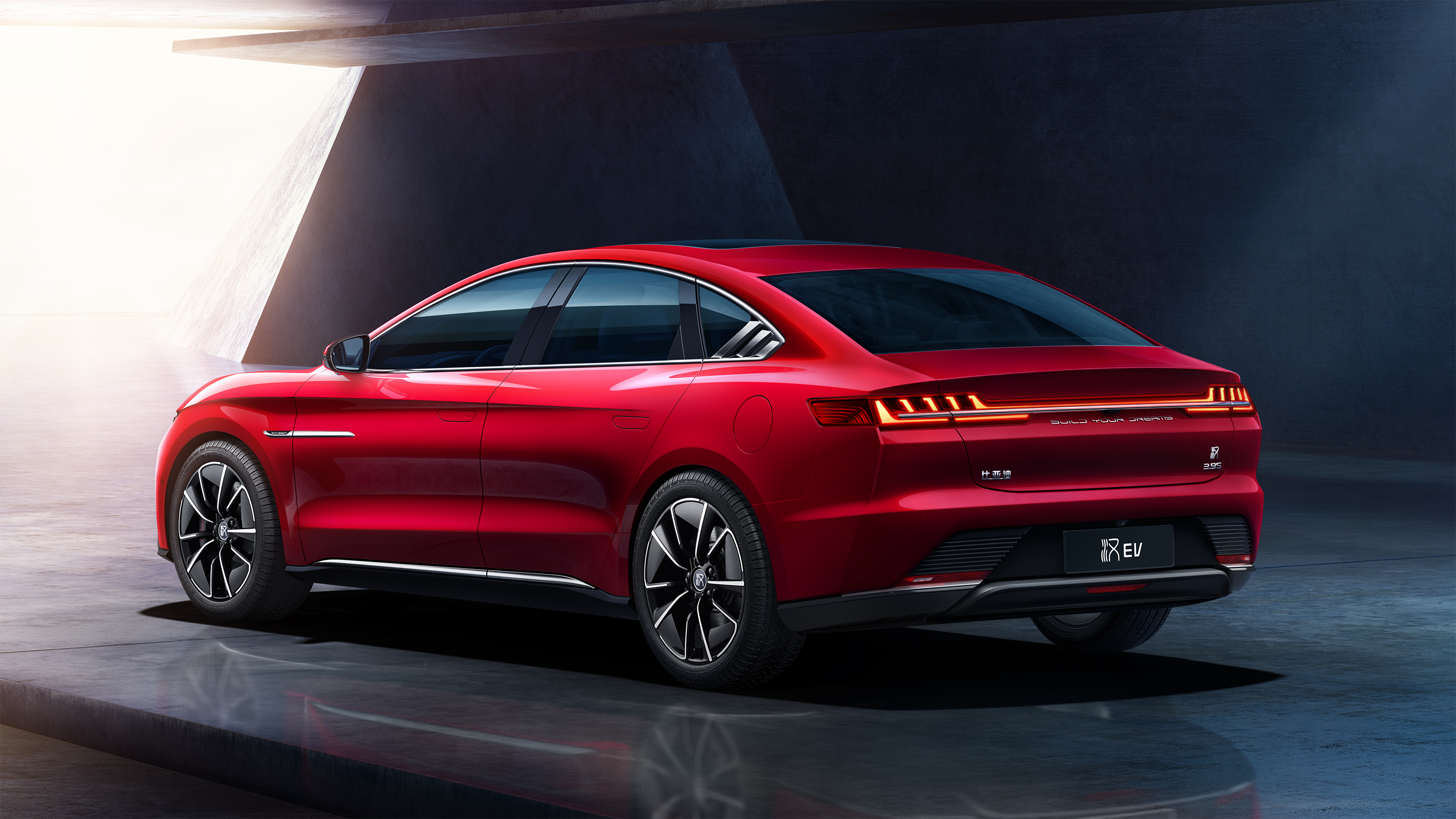 比亚迪汉酷炫照片,比亚迪汉图片高清大图壁纸