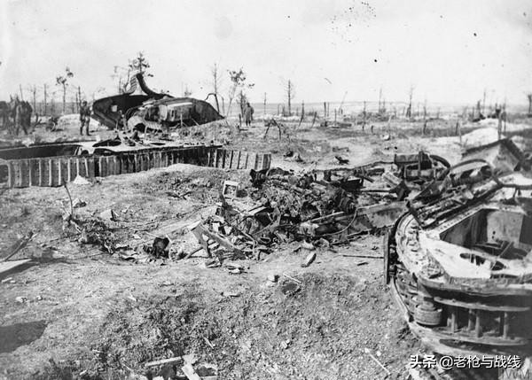 损毁的坦克,一战损失坦克装甲车