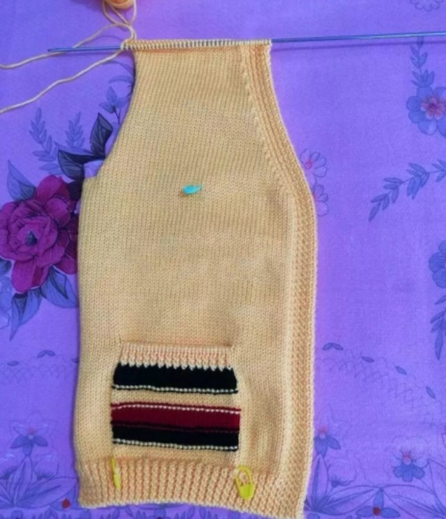 达西妈妈用新方法织开衫门襟边,开衫毛衣的门襟边怎么收才好看