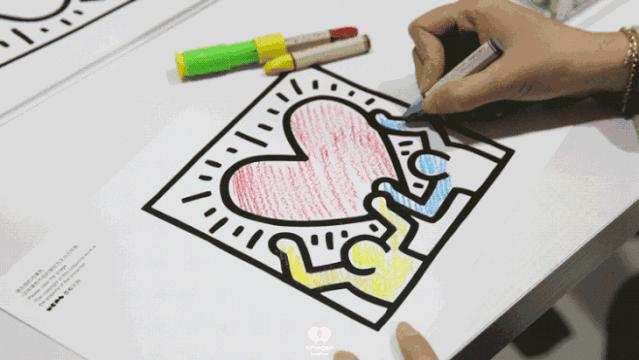 学习大师绘画|舞动的小人涂鸦之父凯斯·哈林