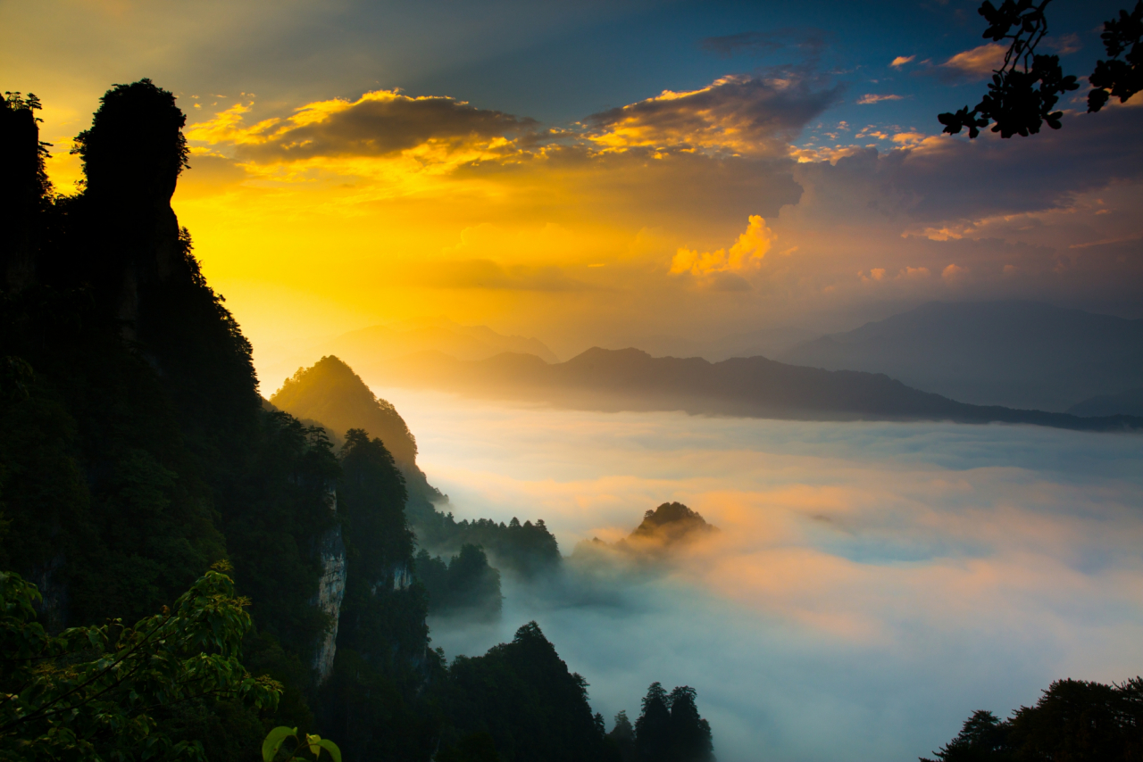 巴中光雾山红叶的最佳时间,红叶谷打卡地