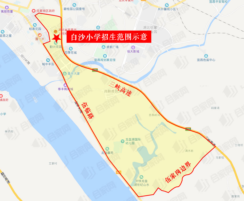 2024伍家岗学区划分图,伍家岗买学区房买哪里