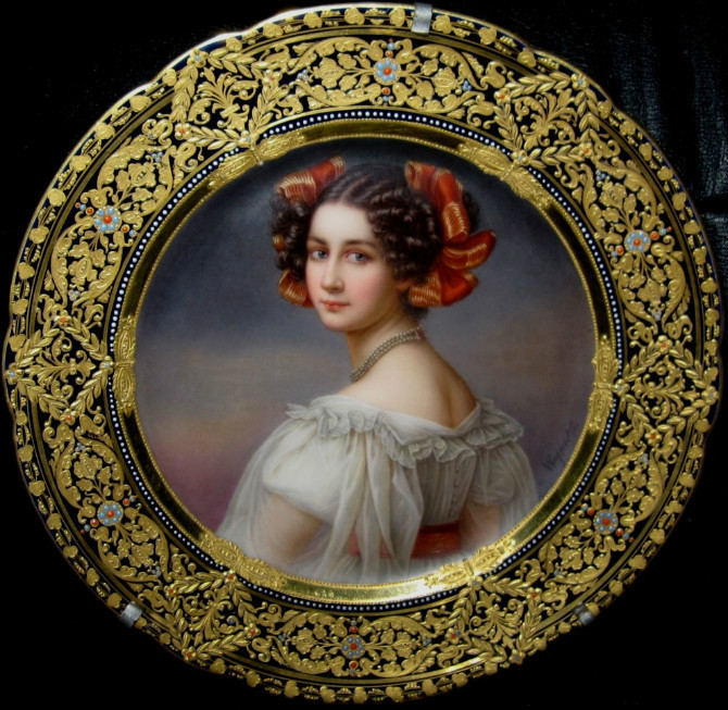 欧洲人物瓷板画,欧洲油画经典肖像画