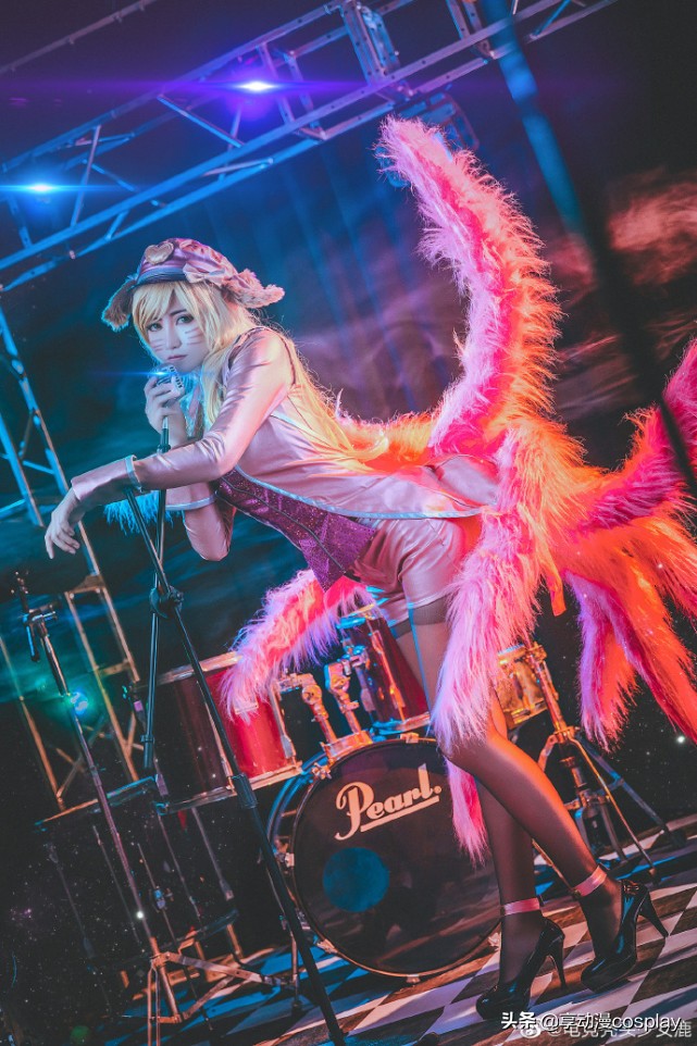 英雄联盟kda女团阿狸cosplay,英雄联盟阿狸偶像歌手cos