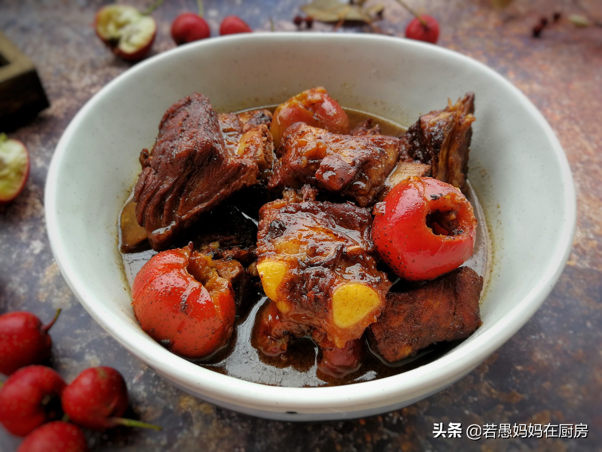 山楂话梅排骨的正宗做法,炖排骨软烂香放啥料