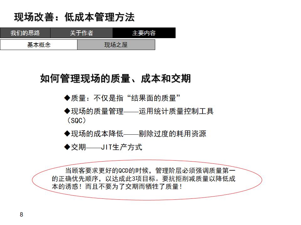 现场改善低成本管理方法读后感,现场改善低成本管理方法ppt