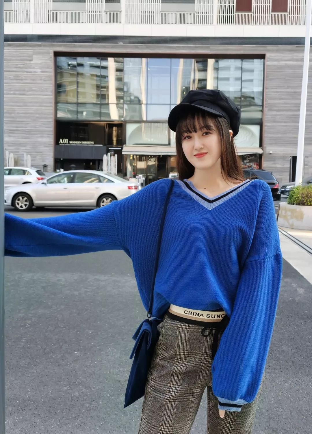 冬天气质淑女型穿搭,穿清冷慵懒风衣服