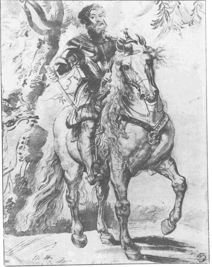 巨匠鲁本斯的素描作品图片,鲁本斯顶级素描