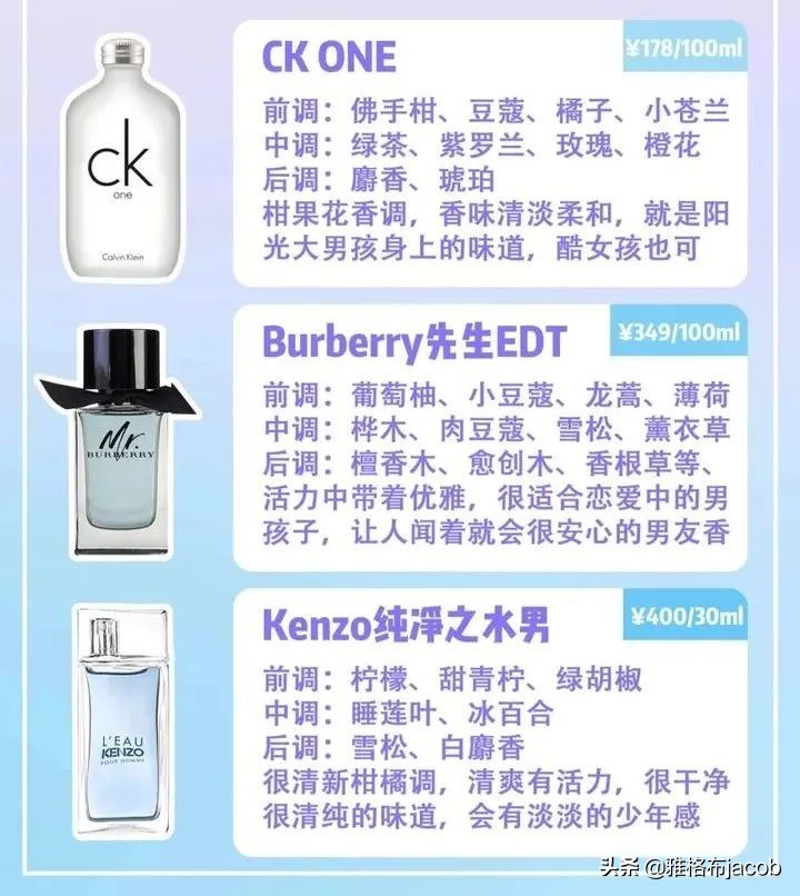 jomalone香水推荐男生,男生用哪种牌子香水比较吸引异性